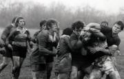 Rugby match, c.1980