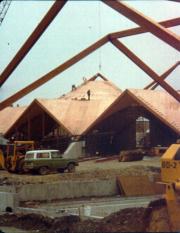 Kline Center construction, 1979