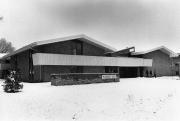 McKenney Hall covered in snow, c.1975