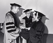 Matina Horner receives a Honorary Degree, 1973