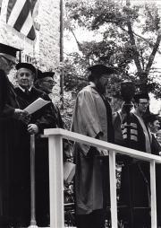 Frederick Ferre at Commencement, 1974