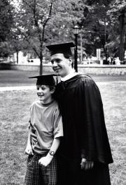 Student at Commencement, 1992