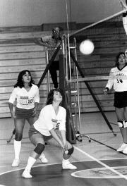 Volleyball game, 1982