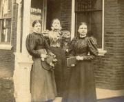 Three female students, 1897