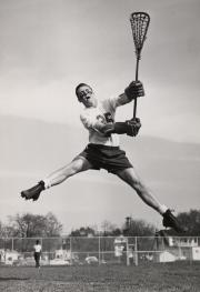 Men's Lacrosse Action Shot, 1958