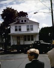 Truck Moving a House, 1990