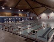 Kline Center pool, 1980