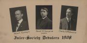 Union Philosophical Society debaters, 1908