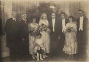 Margaret Morgan McElfish's wedding party, 1919