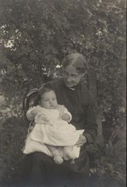 Portrait of Sarah Curran with James McElfish, c.1920