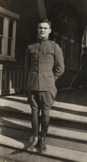 Charles A. Robinson in military uniform, c.1920
