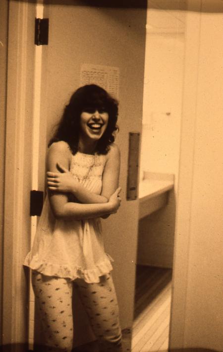 Student laughs, c.1983
