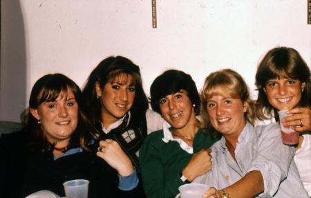 Friends take a photograph, c.1983