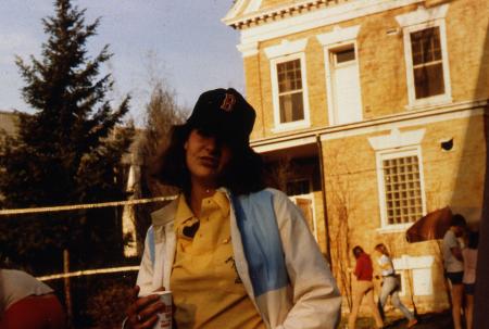 Girl in a baseball cap, c.1983