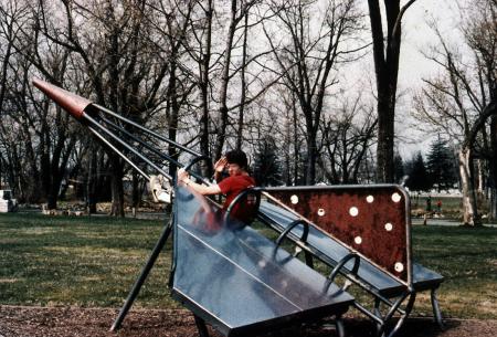 Student at a park, c.1983