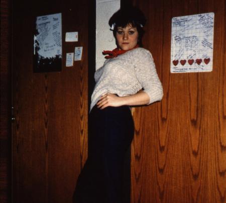 Student in a dorm, c.1983