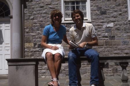 Two Students smile, c.1984