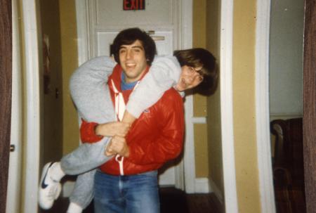 Silly pose, c.1984