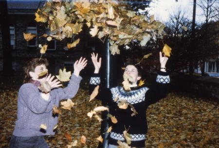 Leaf throwing, c.1984