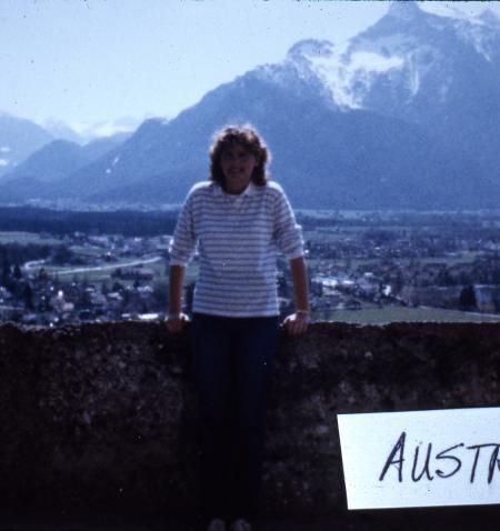Student in Austria, c.1986