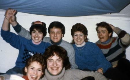 Students laughs together, c.1987
