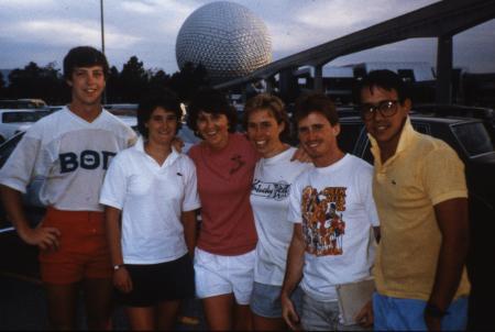 Students visit Epcot, c.1987