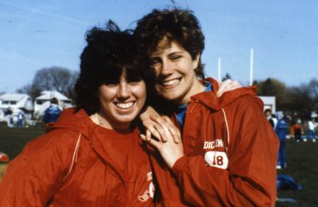 Two students, c.1987
