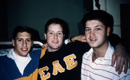 Three students, c.1989