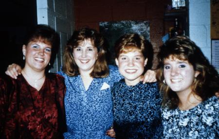 Four students, c.1989