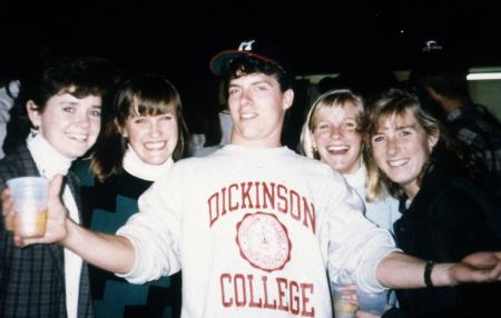 Students at a social event, c.1990