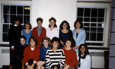Students take a picture together, c.1990