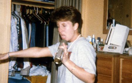 Singing in a dorm, c.1990