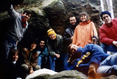 Students enjoy the outdoors, c.1991