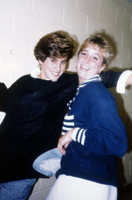Two ladies smile, c.1991