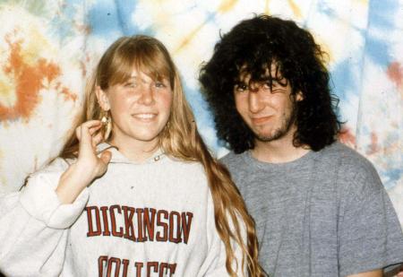 Students bashfully smile for the camera, c.1991