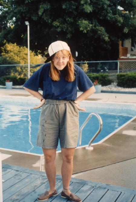 Silly pose, c.1992