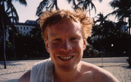 Student at the beach, c.1992