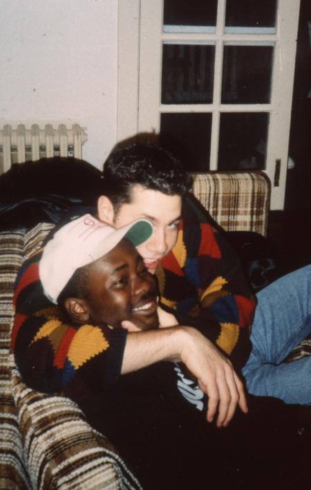 Two friends sit, c.1992