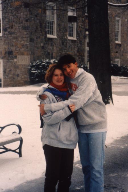 Couple in winter, c.1992