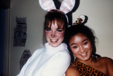 Friends in costume, c.1993