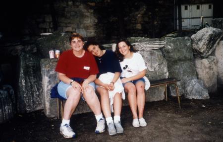 Friends on a bench, c.1993
