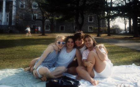 Students on Morgan Field, c.1993