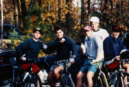 Students biking, c.1994
