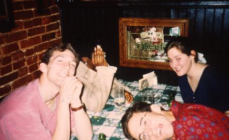 Friends out to eat, c.1994