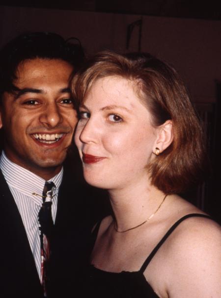 Couple at a formal event, c.1994 