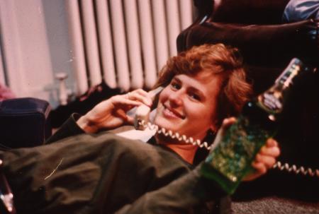 On the phone, c.1994
