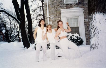 Students in the snow, c.1994