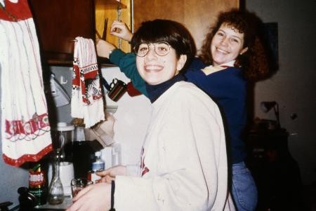 Friends cooking, c.1994