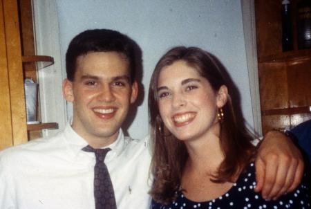 Two students smile, c.1995
