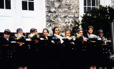 Blue Hats tapping ceremony, c.1995